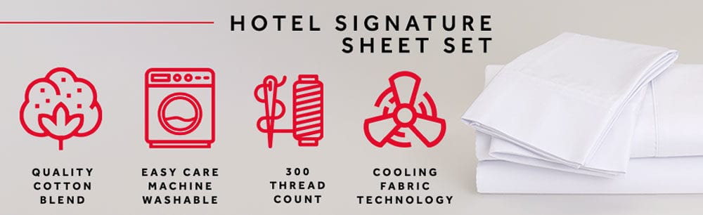 Hotel Signature Sheet Set