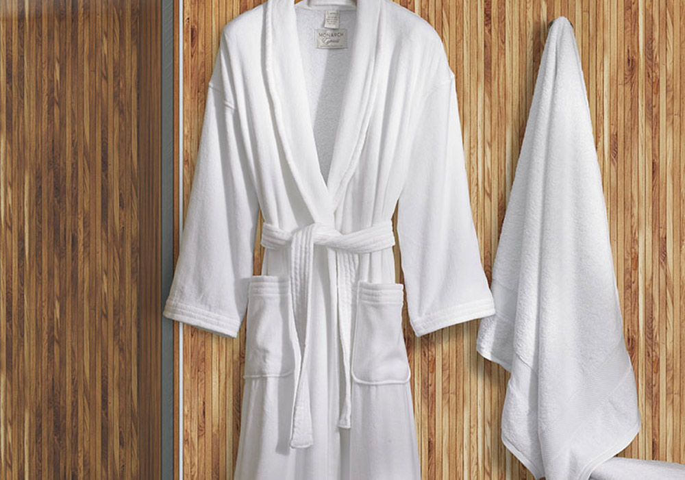 Terry Velour Shawl Robe