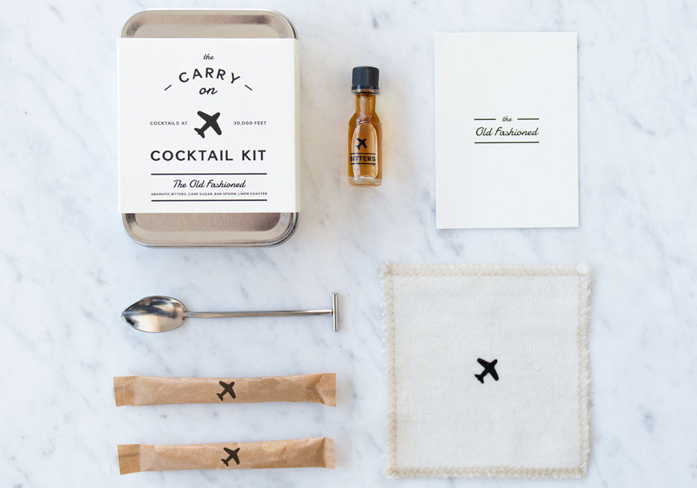 Old Fashioned Carry-On Cocktail Kit