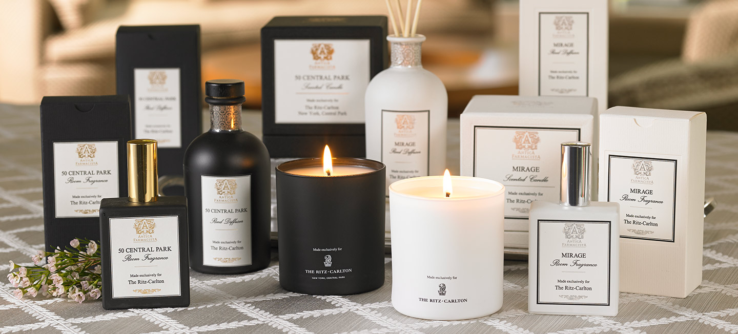 Antica Farmacista fragrances for The Ritz-Carlton