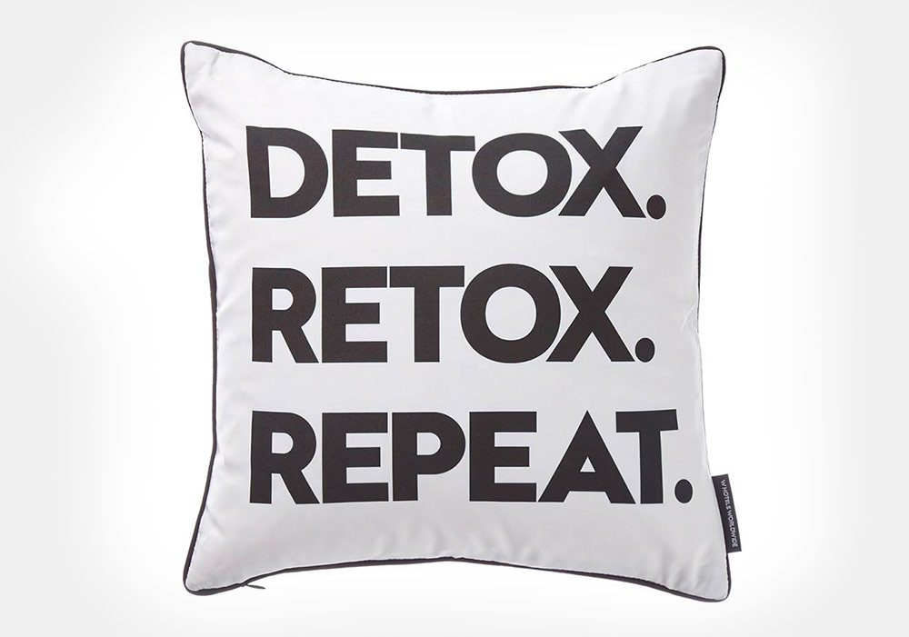Detox Retox Repeat Pillow