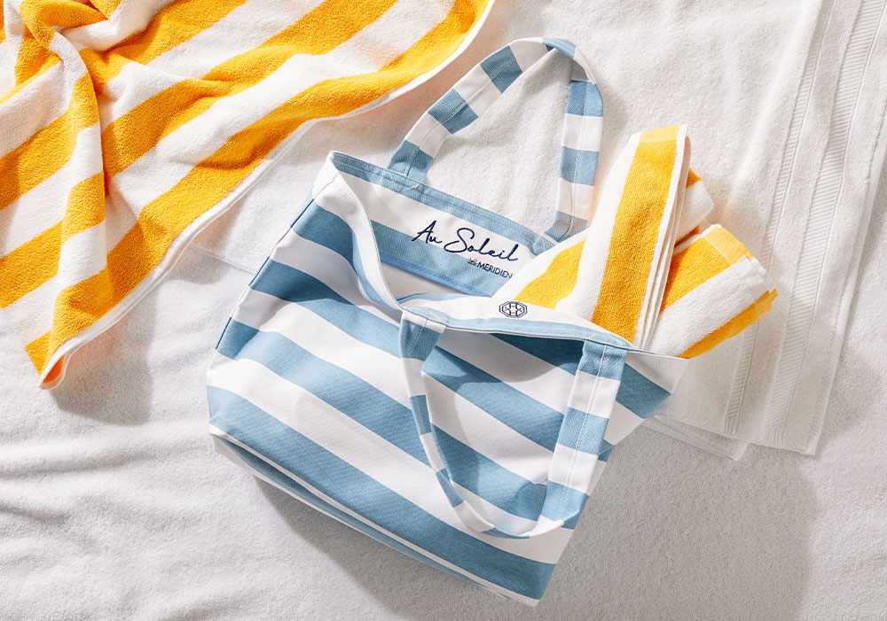 Striped Beach Tote